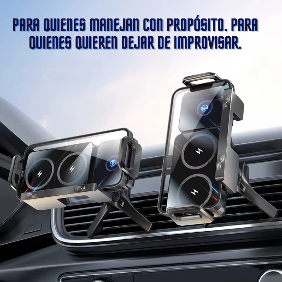 AutoClamp Charge™ Sistema de Carga y Sujeción, que Elimina Riesgo de Caídas, Daños e Interrumpir tu Conducción
