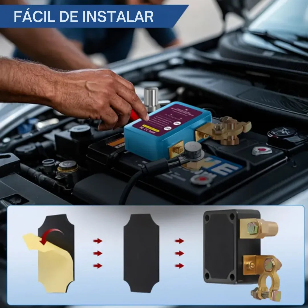 InoxSwitch™ - Sistema de Desconexión Remoto que Protege tu Vehículo de Robos y Descargas de Batería.