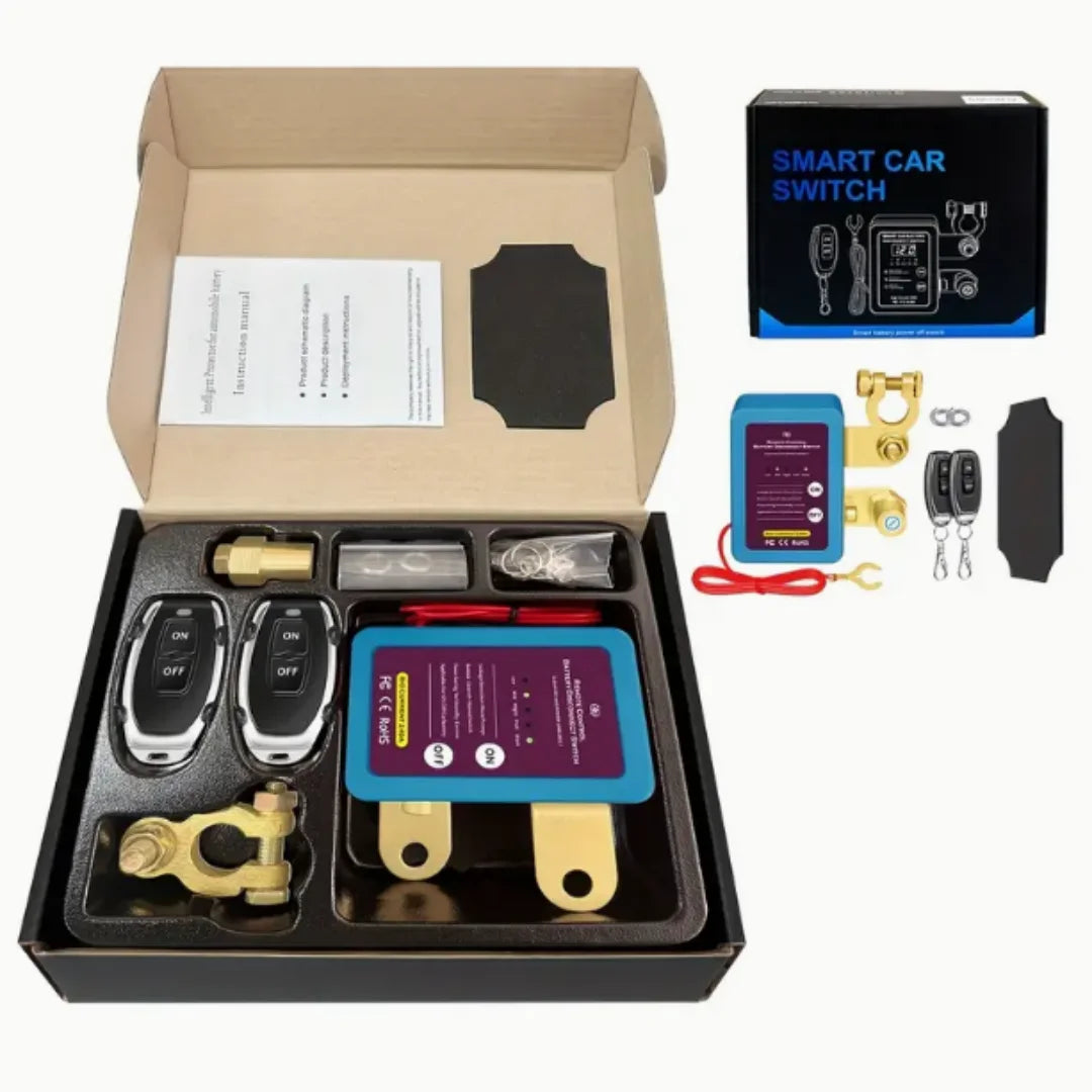 InoxSwitch™ - Sistema de Desconexión Remoto que Protege tu Vehículo de Robos y Descargas de Batería.