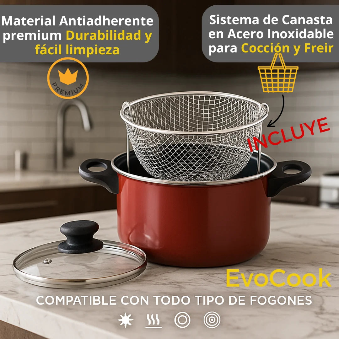 EvoCook - Sistema de Cocción Practico y Seguro — Cocina lo que quieras, en la cantidad que quieras, sin límites.