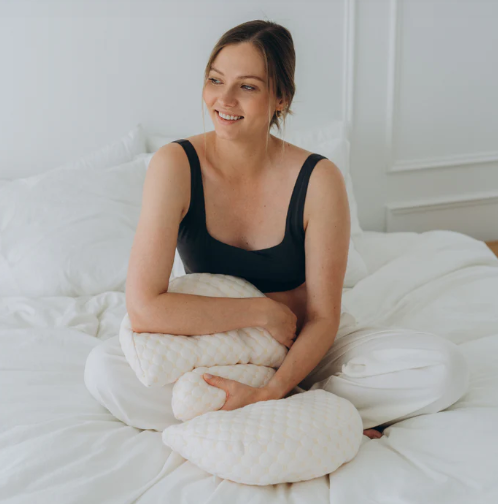 Lati2™ Compacta y Cómoda  para Dormir bien Durante el Embarazo.